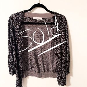 Cheetah cardigan